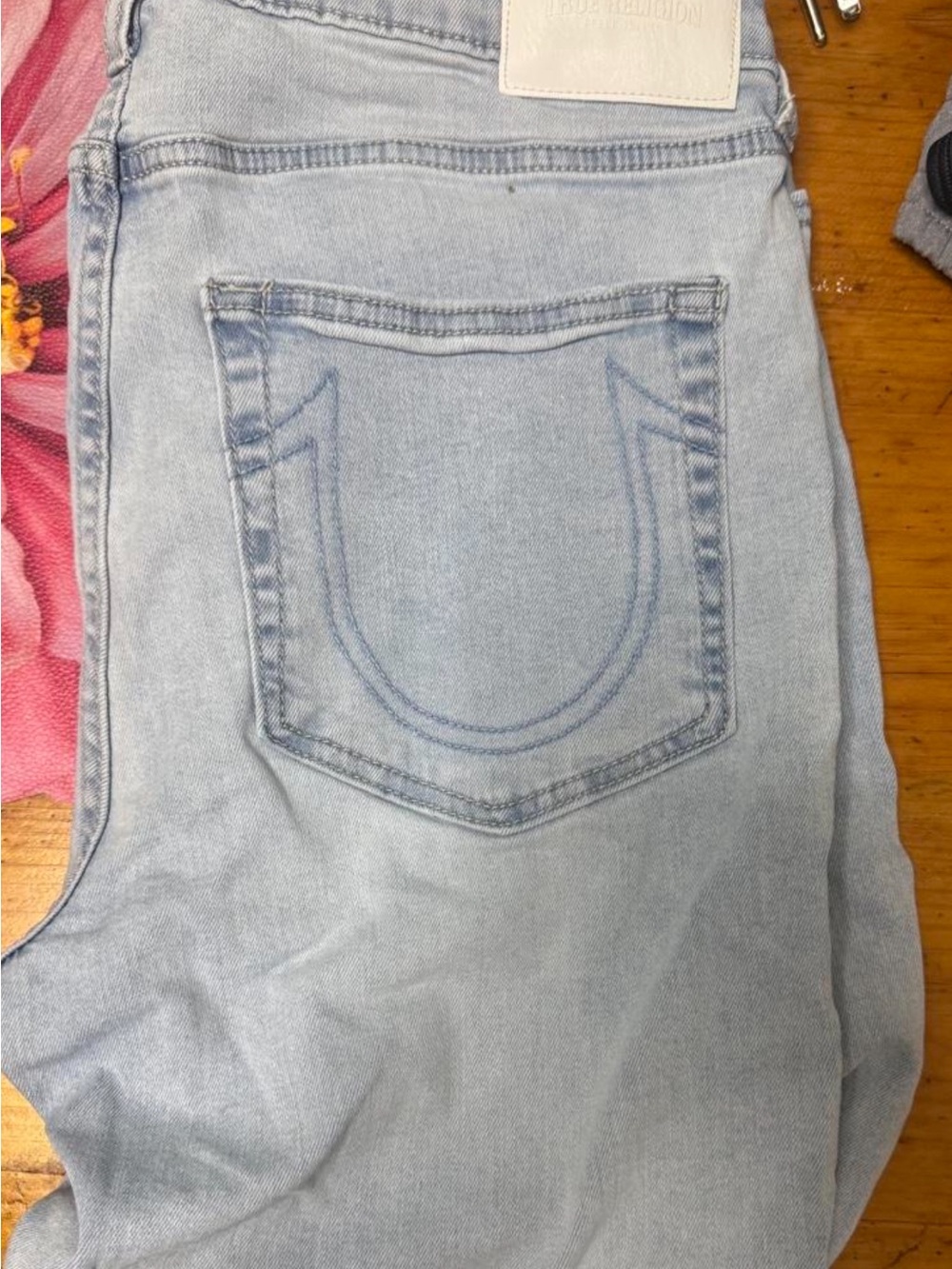 True Religion Jenny curvy Light Blue Women's  Jeans